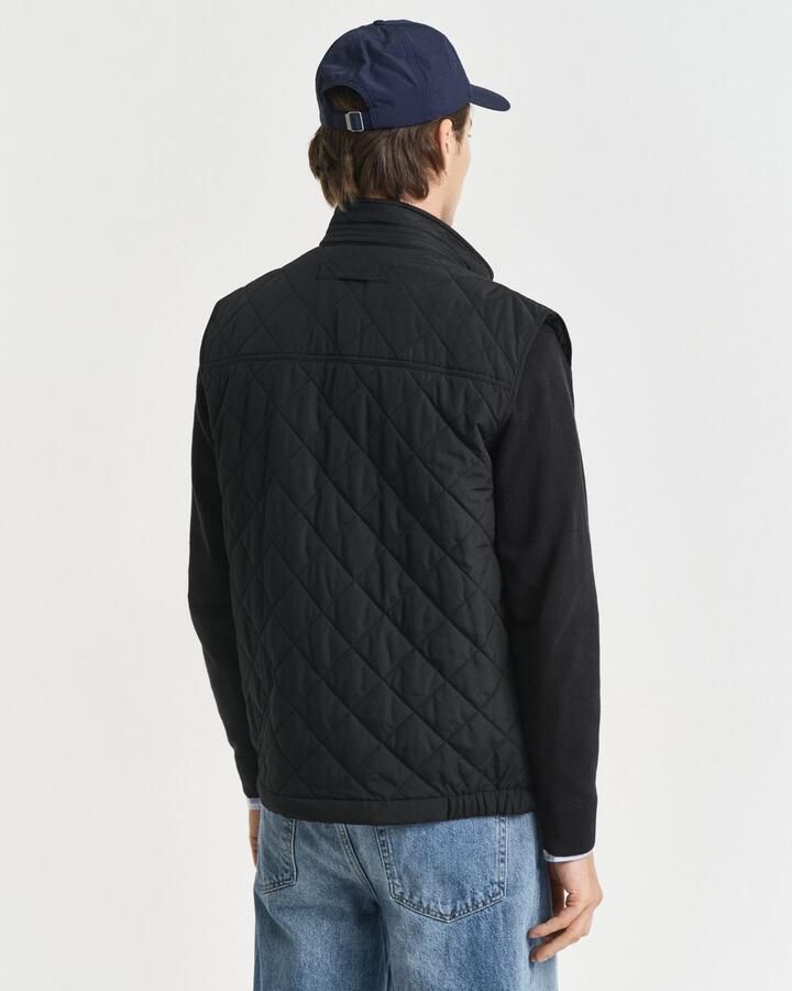 Gant Bodywarmer QUILTED WINDCHEATER VEST met wattering van gerecycled polyester - Foto 3