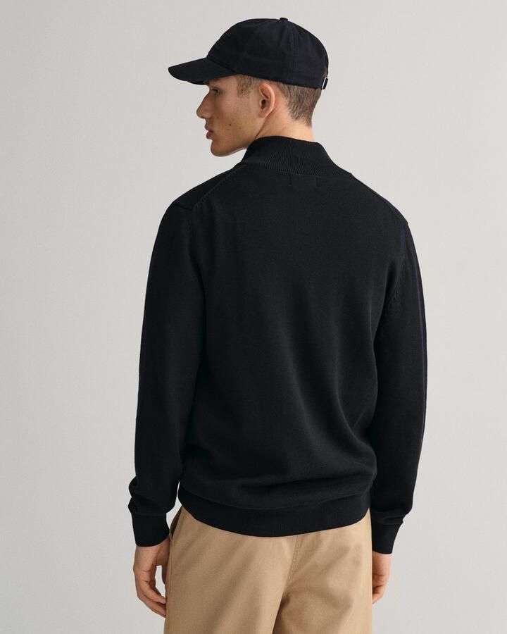 Gant Cardigan CASUAL COTTON ZIP CARDIGAN Met ribbels aan opstaande kraag mouwen en zoom - Foto 11