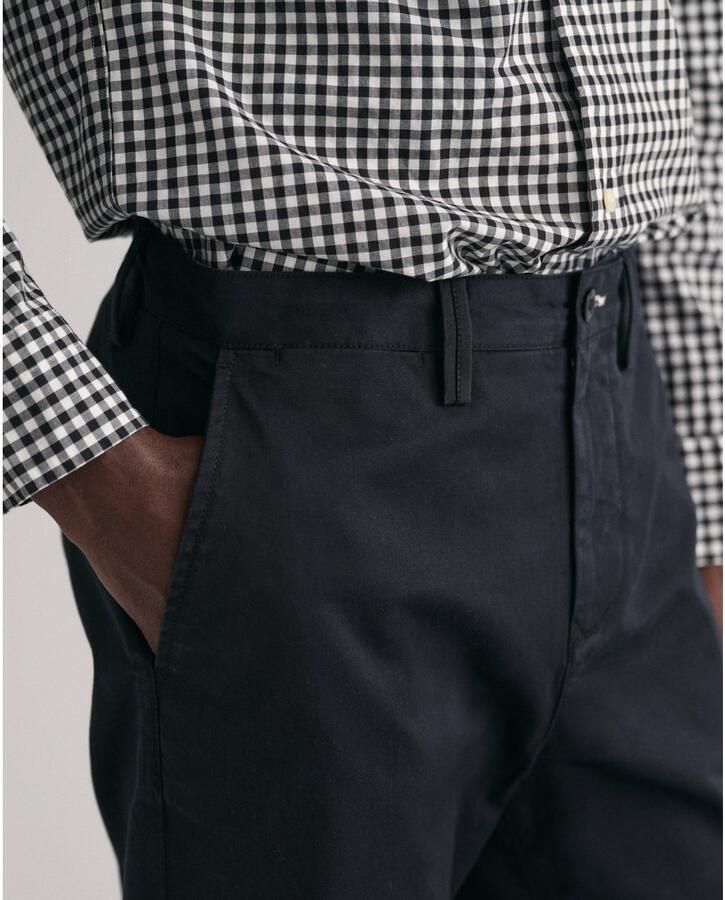 Gant Chino REGULAR TWILL CHINOS Regumit gevoerde zijzakken