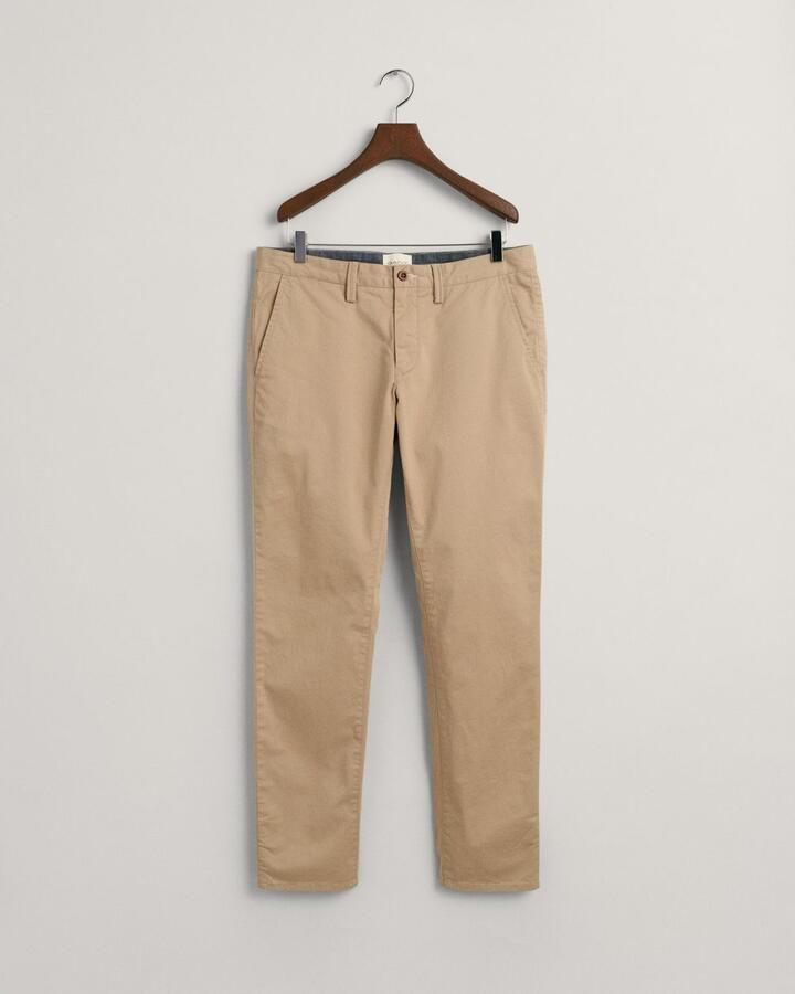 Gant Chino SLIM TWILL CHINOS met gevoerde zijzakken - Foto 4