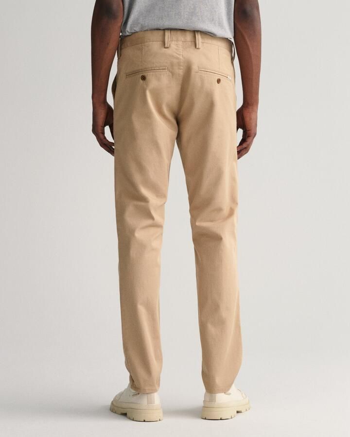 Gant Chino SLIM TWILL CHINOS met gevoerde zijzakken - Foto 5