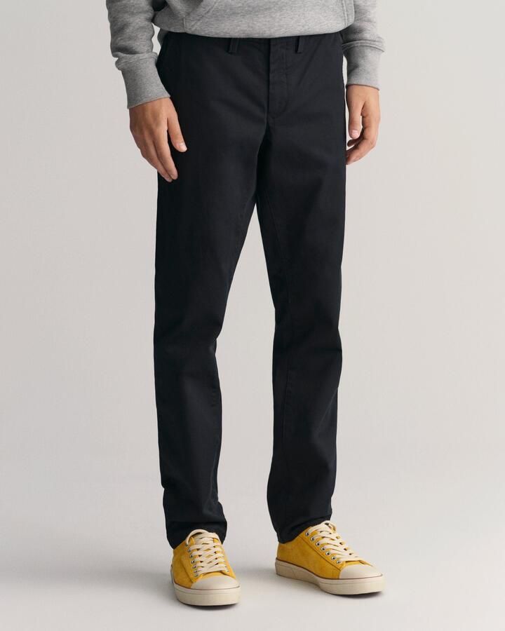 Gant Chino SLIM TWILL CHINOS met gevoerde zijzakken - Foto 3