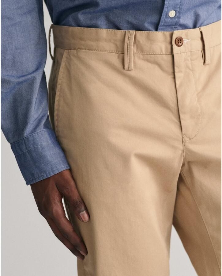 Gant Chino SLIM TWILL CHINOS met gevoerde zijzakken