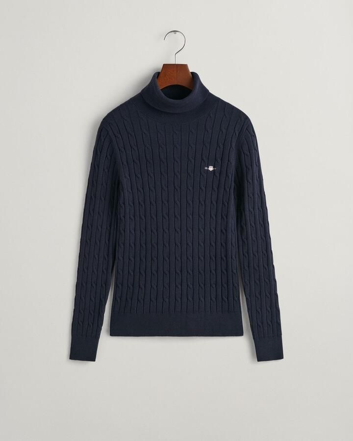 Gant Coltrui STRETCH COTTON CABLE TURTLENECK - Foto 3