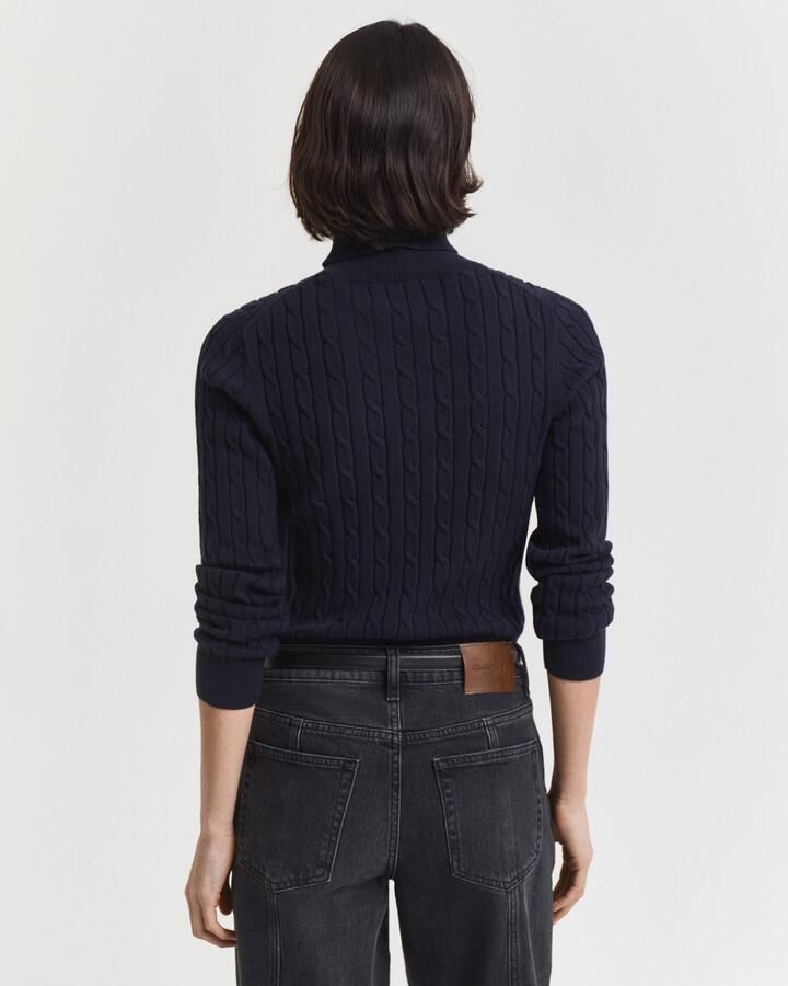 Gant Coltrui STRETCH COTTON CABLE TURTLENECK - Foto 7