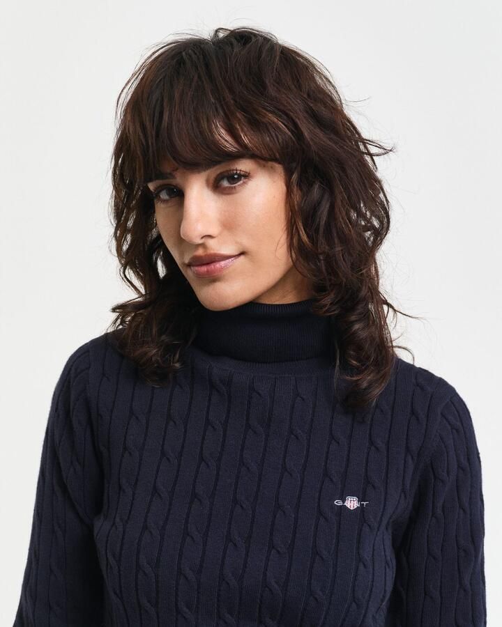 Gant Coltrui STRETCH COTTON CABLE TURTLENECK - Foto 9
