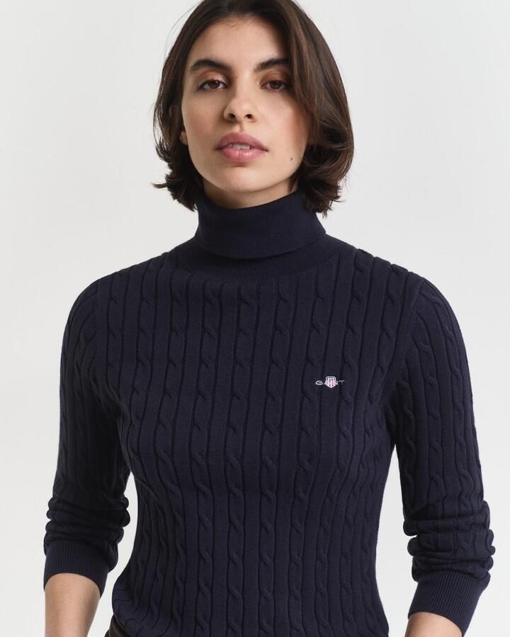 Gant Coltrui STRETCH COTTON CABLE TURTLENECK - Foto 10