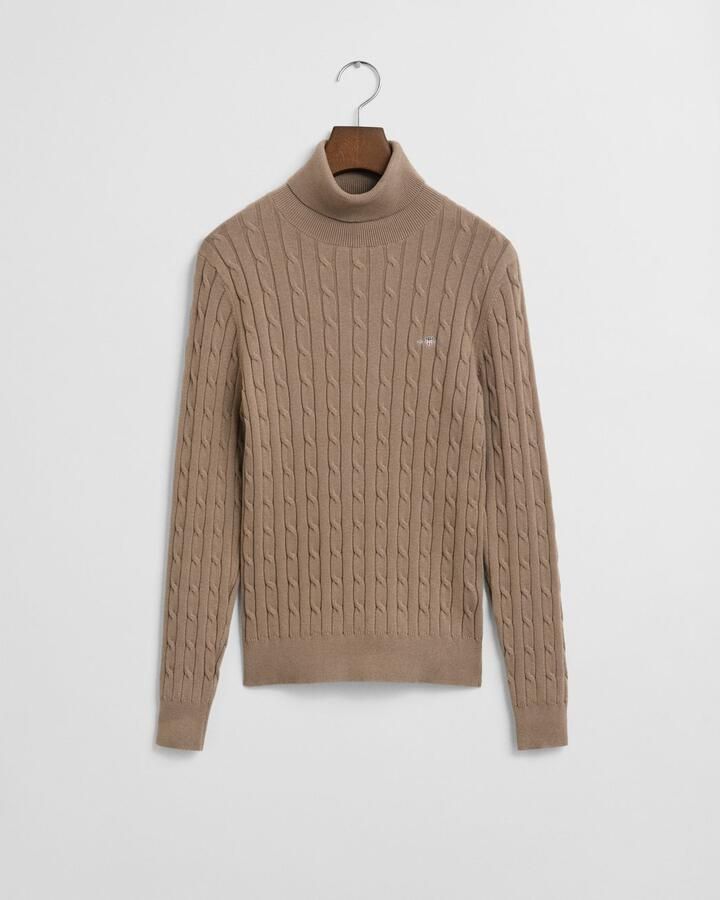 Gant Coltrui STRETCH COTTON CABLE TURTLENECK - Foto 4