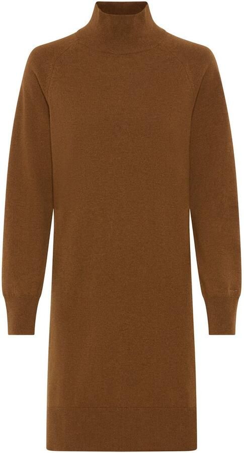 Gant Gebreide jurk SUPERFINE LAMBSWOOL KNIT Winterjurk relaxed fit rolkraag van puur wol - Foto 3