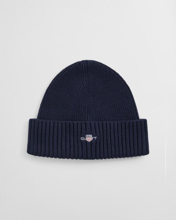 Gant Gebreide muts COTTON BLEND LOGO BEANIE