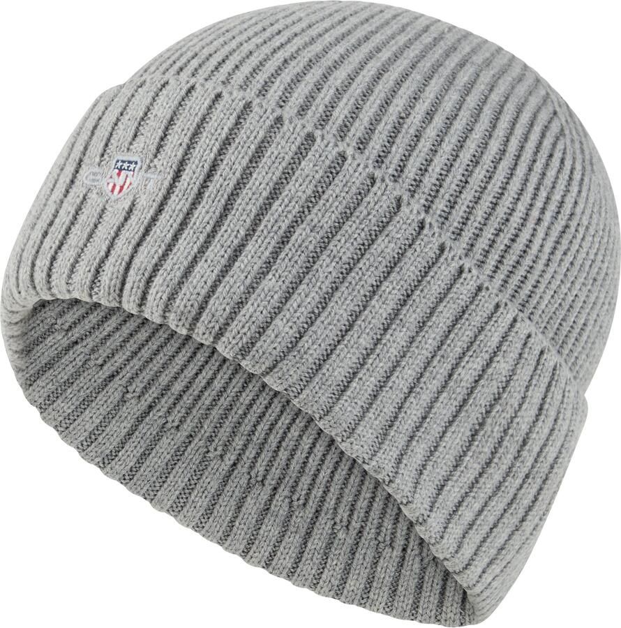 Gant Gebreide muts COTTON BLEND LOGO BEANIE - Foto 2