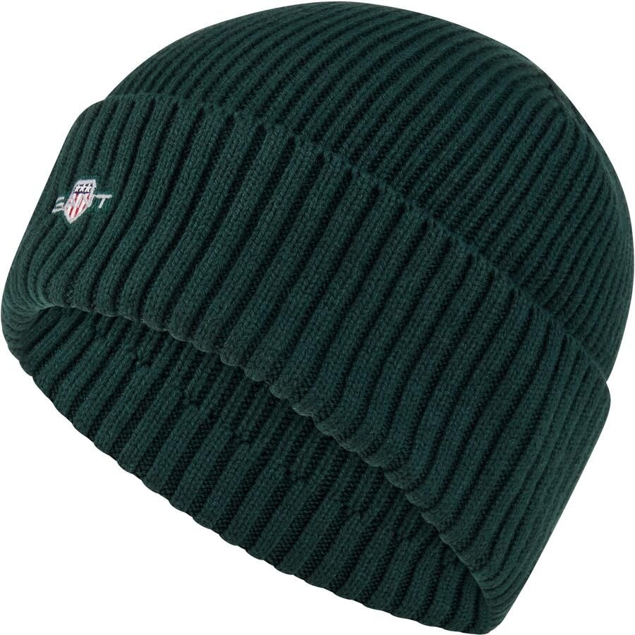 Gant Gebreide muts COTTON BLEND LOGO BEANIE - Foto 2