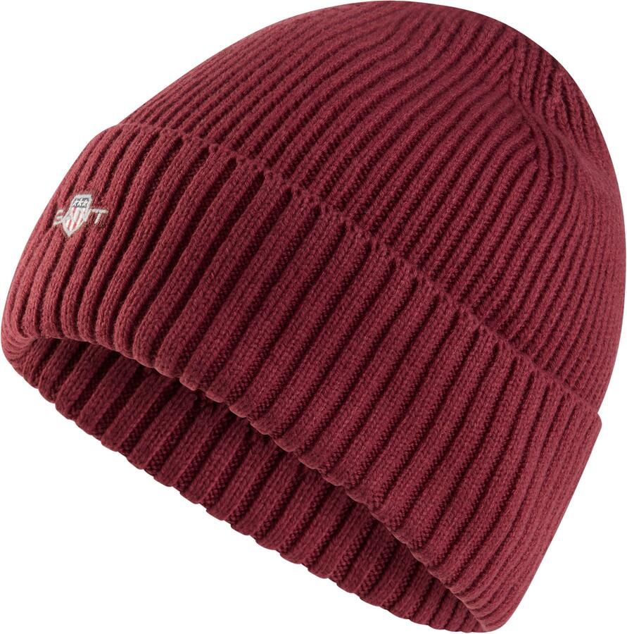 Gant Gebreide muts COTTON BLEND LOGO BEANIE - Foto 2
