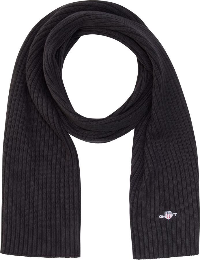Gant Gebreide sjaal COTTON BLEND LOGO - Foto 2