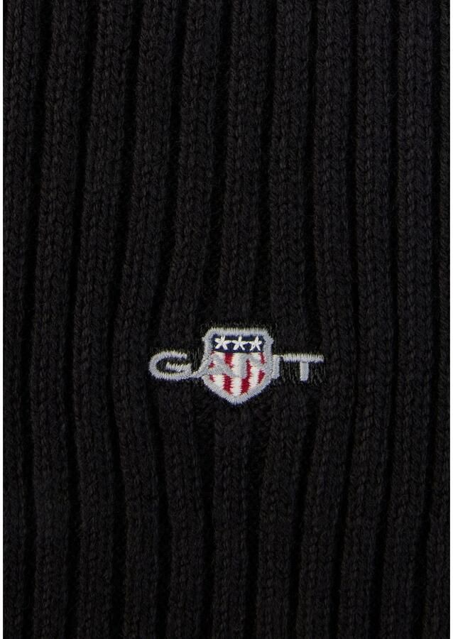 Gant Gebreide sjaal COTTON BLEND LOGO
