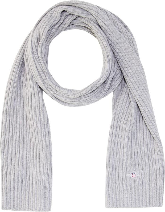 Gant Gebreide sjaal COTTON BLEND LOGO - Foto 2