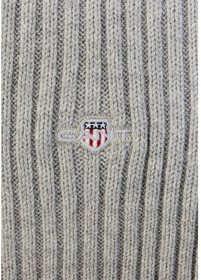 Gant Gebreide sjaal COTTON BLEND LOGO