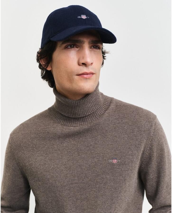 Gant Gebreide trui CTN WO ROLLNECK Met een ronde hals