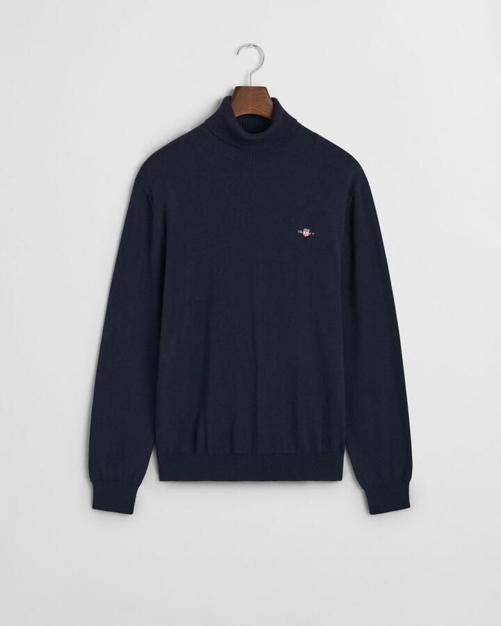 Gant Coltrui met labelstitching van een mix van katoen en wol - Foto 4