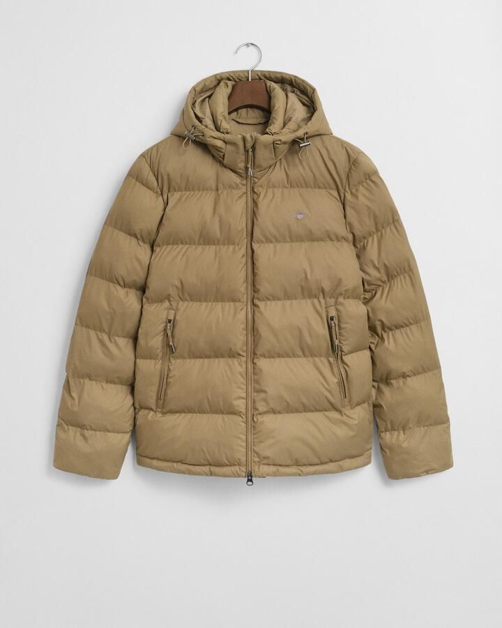 Gant Gewatteerde jas ACTIVE CLOUD JACKET regular fit afneembare capuchon 2-weg ritssluiting