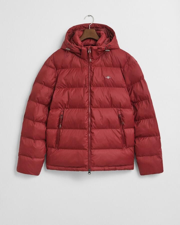 Gant Gewatteerde jas ACTIVE CLOUD JACKET regular fit afneembare capuchon 2-weg ritssluiting