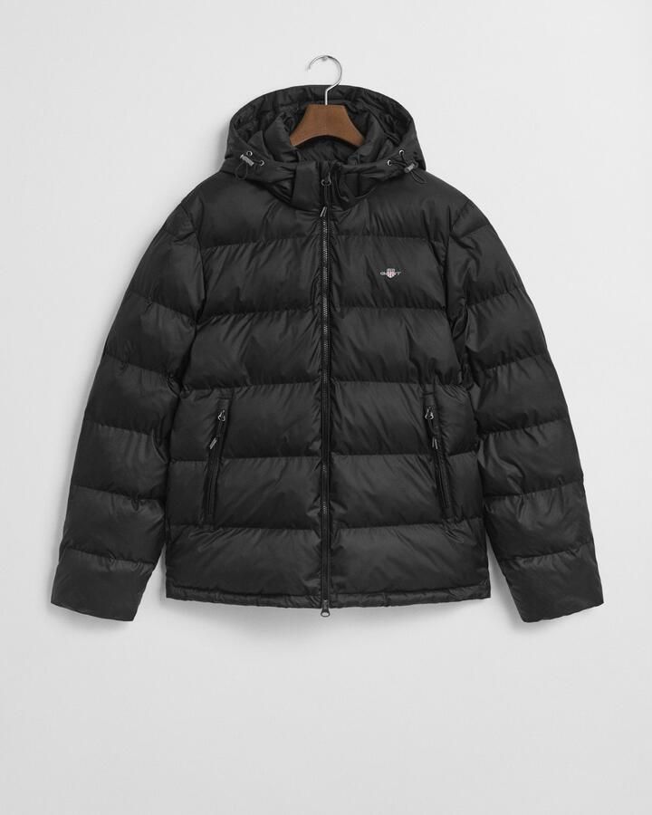 Gant Gewatteerde jas ACTIVE CLOUD JACKET regular fit afneembare capuchon 2-weg ritssluiting