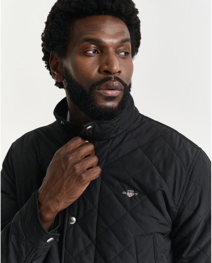 Gant Gewatteerde jas met opstaande kraag