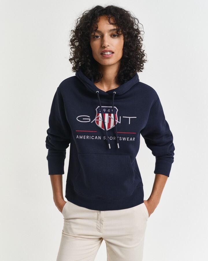 Gant Hoodie ARCHIVE SHIELD HOODIE Met een capuchon voorzien van rijgkoord - Foto 5