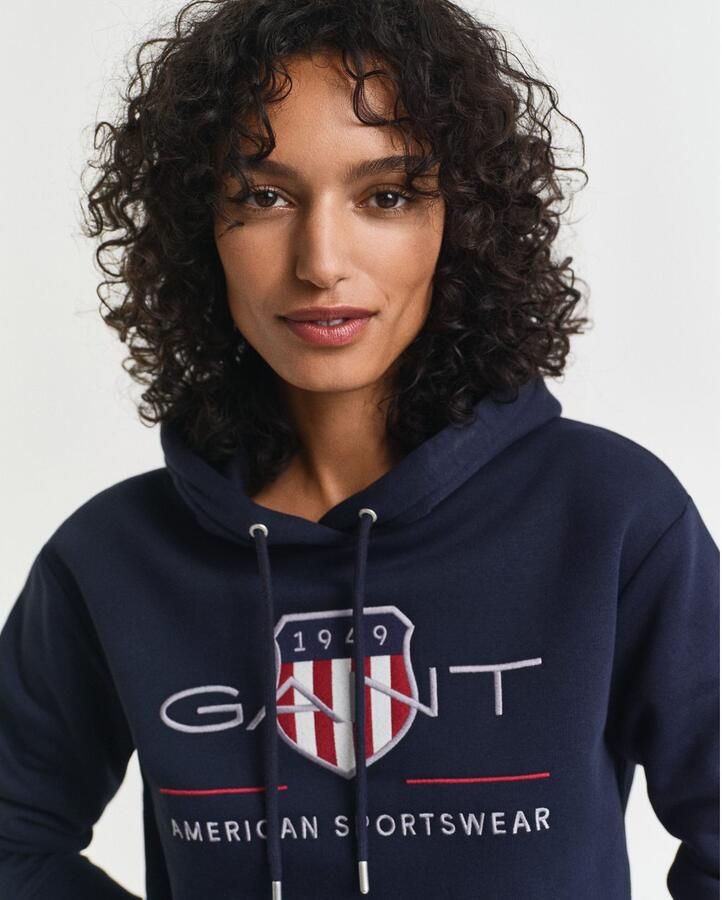 Gant Hoodie ARCHIVE SHIELD HOODIE Met een capuchon voorzien van rijgkoord