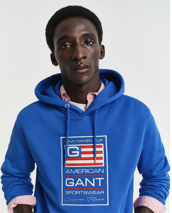 Gant Hoodie GRAPHIC SWEAT HOODIE Grafische -borduursel op de borst