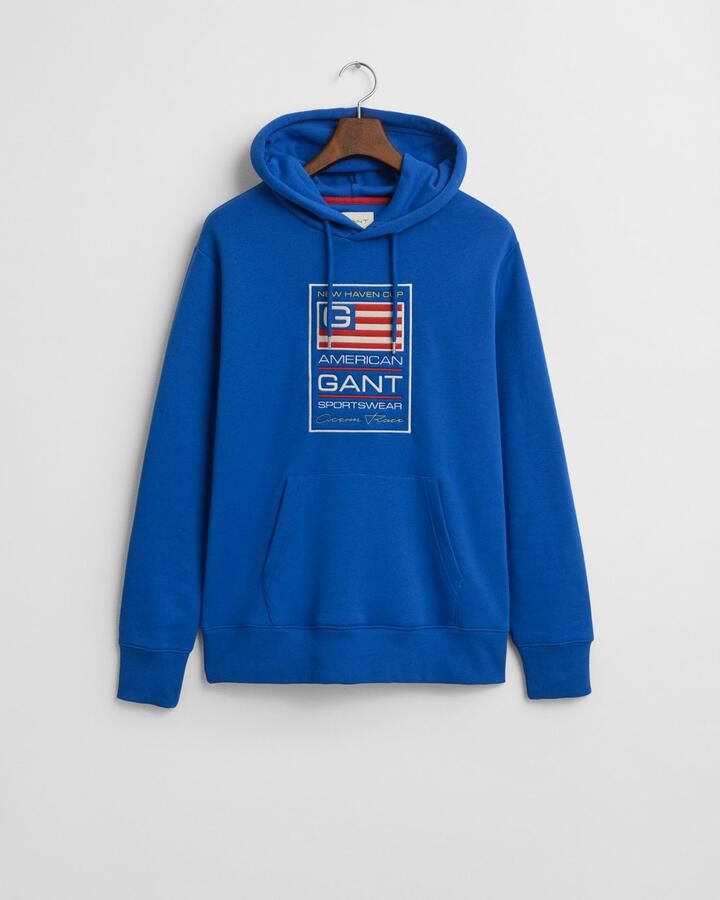 Gant Hoodie GRAPHIC SWEAT HOODIE Grafische -borduursel op de borst - Foto 4