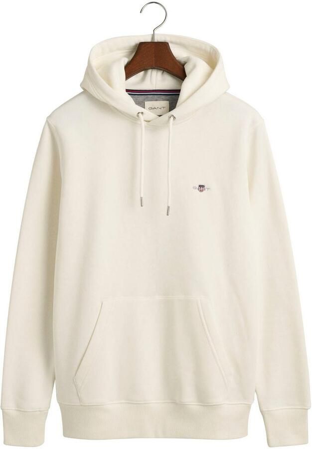 Gant Hoodie REG SHIELD HOODIE met logoborduursel op borsthoogte - Foto 12