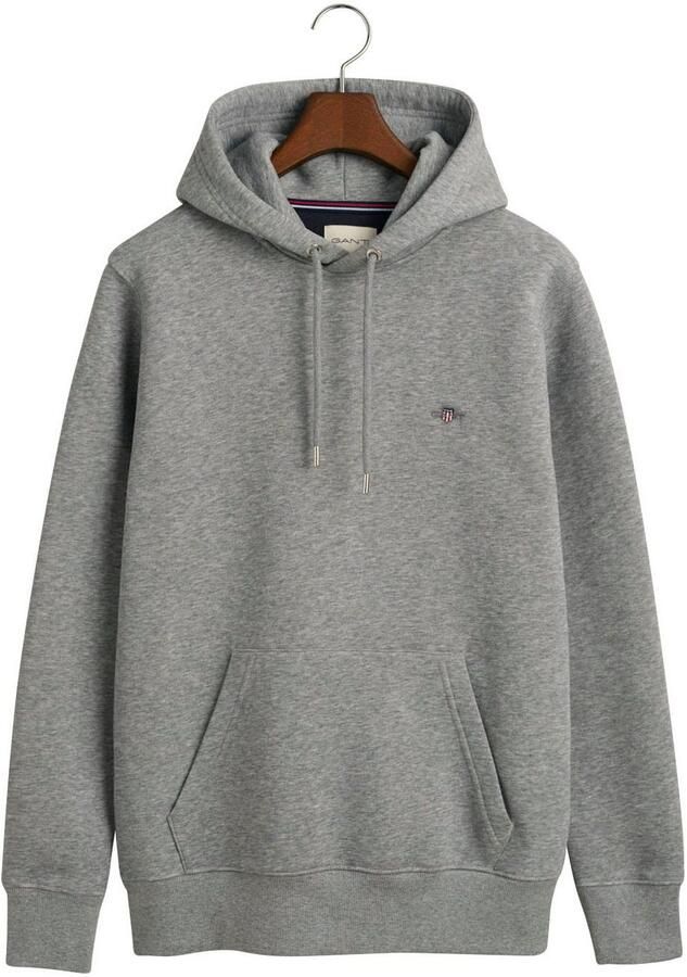 Gant Hoodie REG SHIELD HOODIE met logoborduursel op borsthoogte - Foto 6