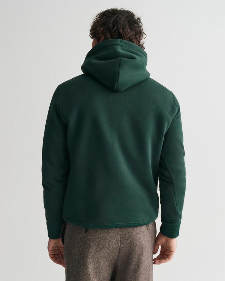 Gant Hoodie REG SHIELD HOODIE met logoborduursel op borsthoogte - Foto 4
