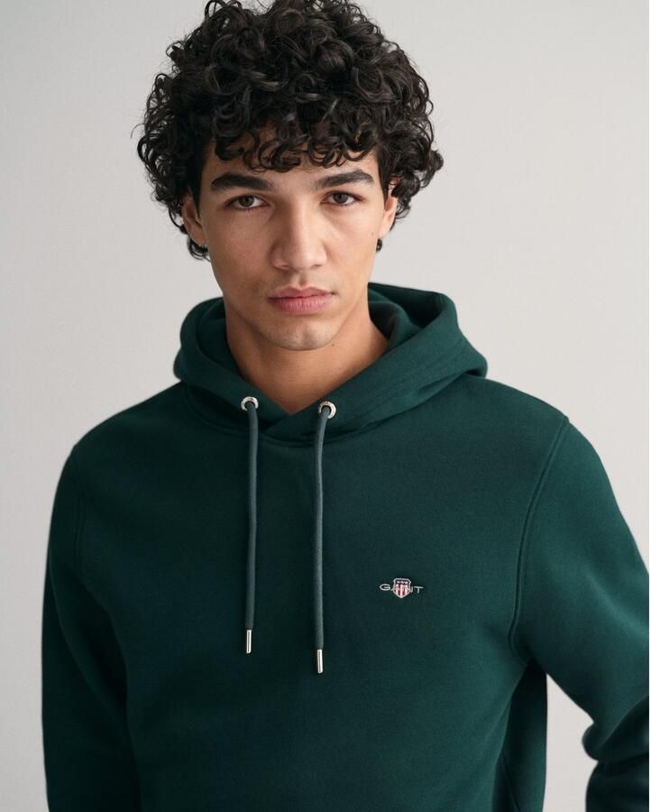Gant Hoodie REG SHIELD HOODIE met logoborduursel op borsthoogte