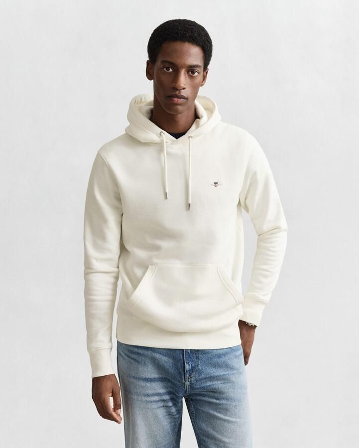 Gant Hoodie REG SHIELD HOODIE met logoborduursel op borsthoogte - Foto 2