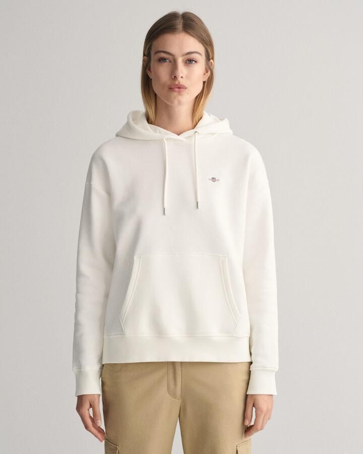 Gant Hoodie SHIELD HOODIE Grafische -borduursel op de borst - Foto 9