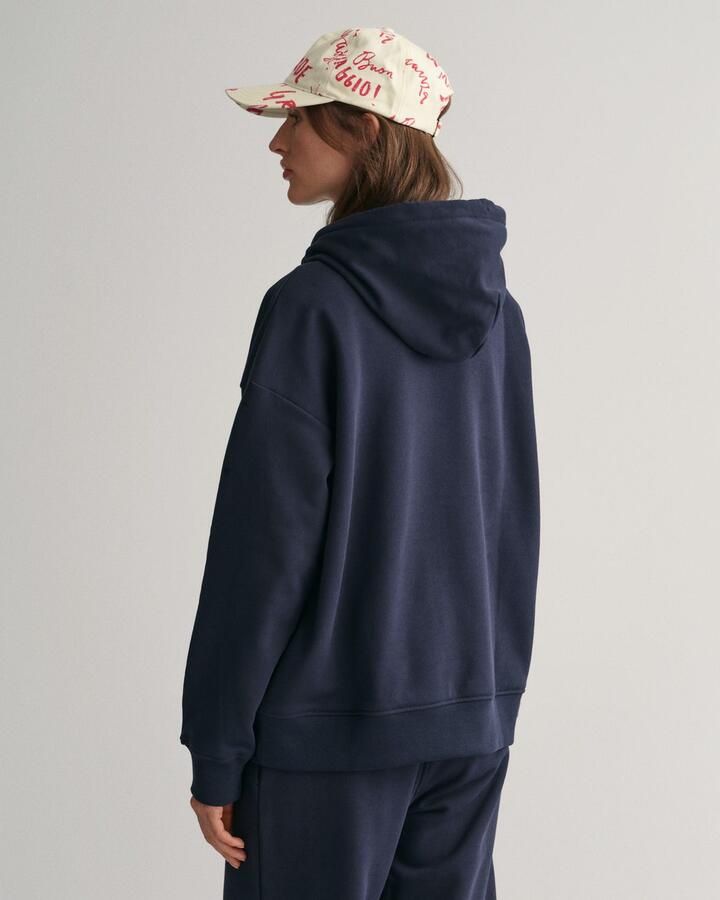 Gant Hoodie SHIELD HOODIE Grafische -borduursel op de borst - Foto 6