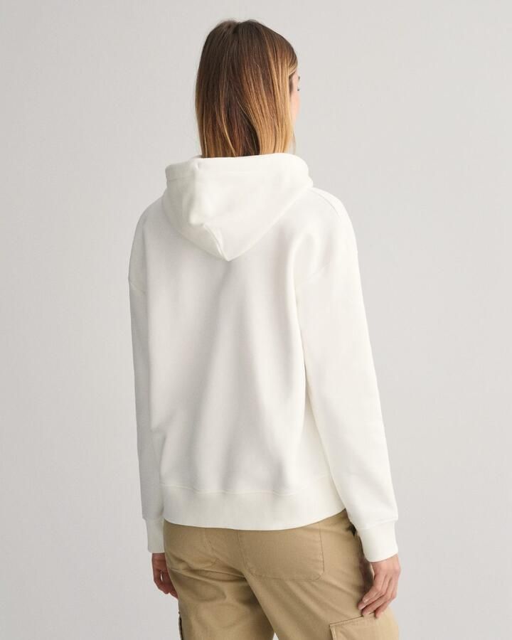 Gant Hoodie SHIELD HOODIE Grafische -borduursel op de borst - Foto 4