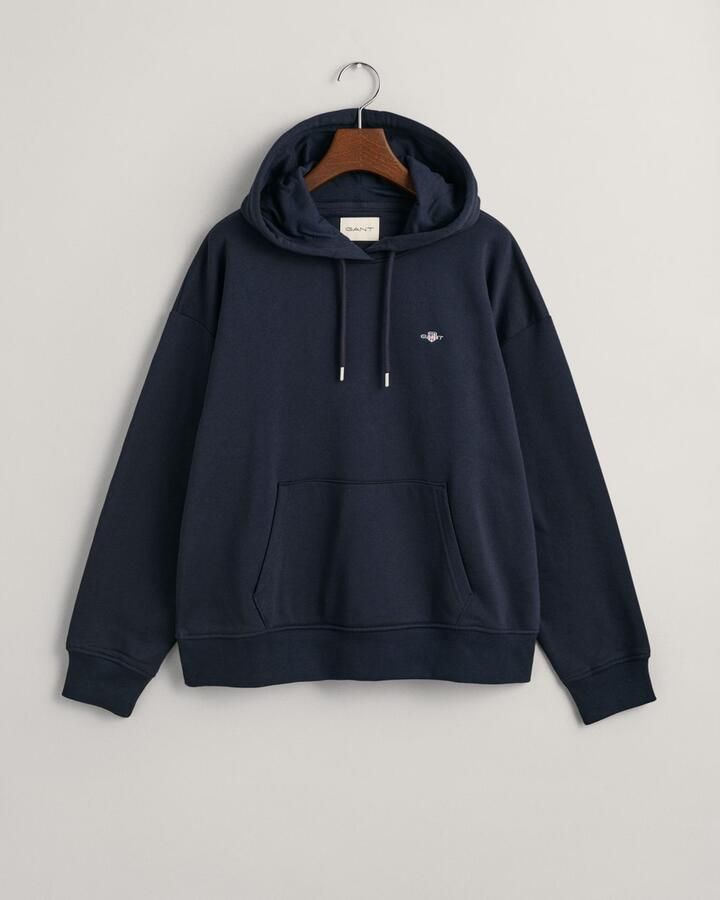 Gant Hoodie SHIELD HOODIE Grafische -borduursel op de borst - Foto 8