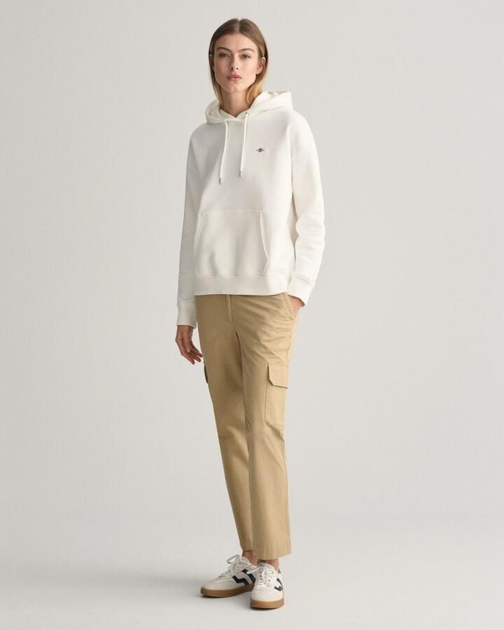 Gant Hoodie SHIELD HOODIE Grafische -borduursel op de borst - Foto 6