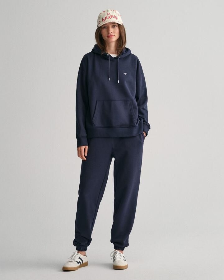 Gant Hoodie SHIELD HOODIE Grafische -borduursel op de borst - Foto 9