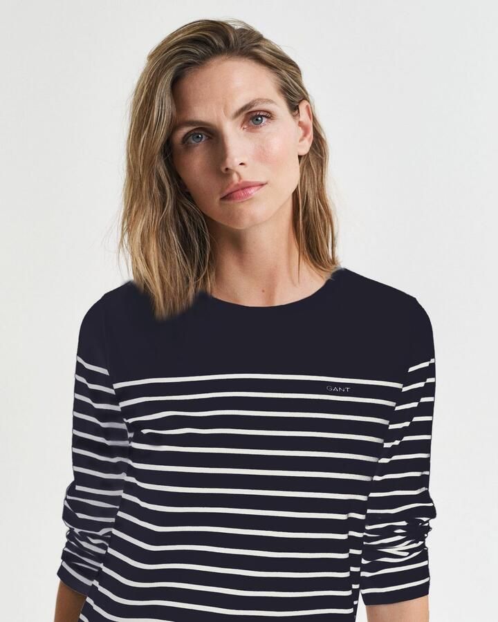 Gant Jerseyjurk REG 3 4 SLEEVE BRETON DRESS - Foto 2