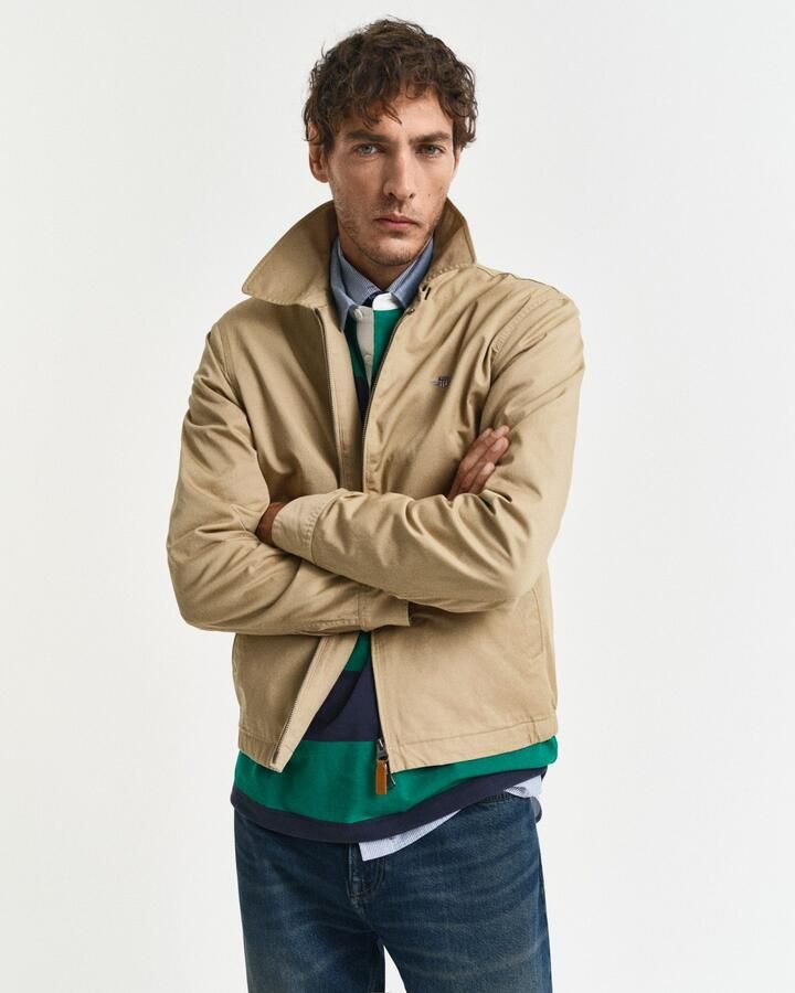 Gant Trainingsjack Jas Windcheater Camel - Foto 5