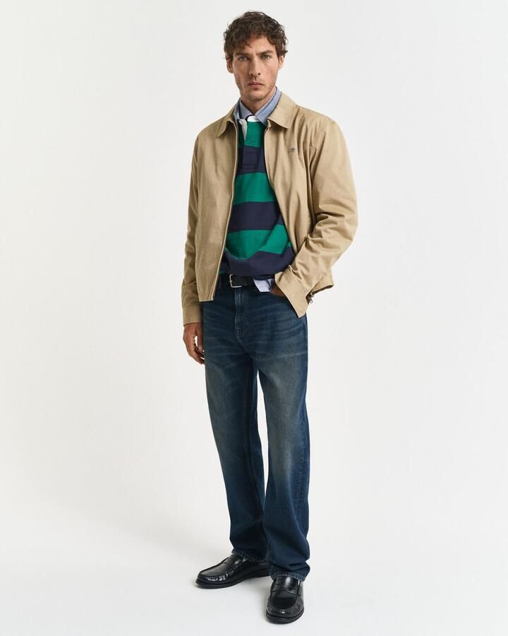 Gant Trainingsjack Jas Windcheater Camel - Foto 3