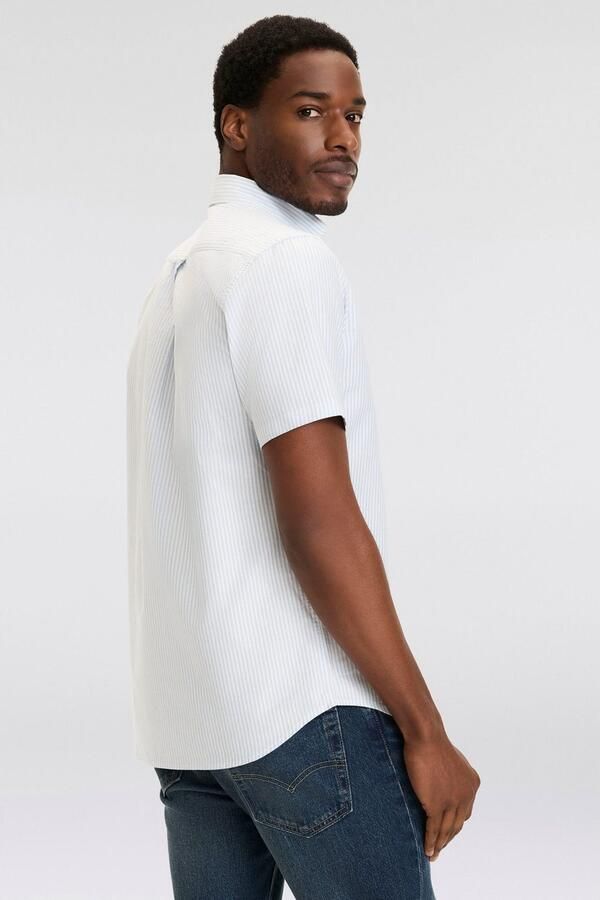 Gant Overhemd met korte mouwen REG CLASSIC OXFORD STRIPE SS SHIRT - Foto 5