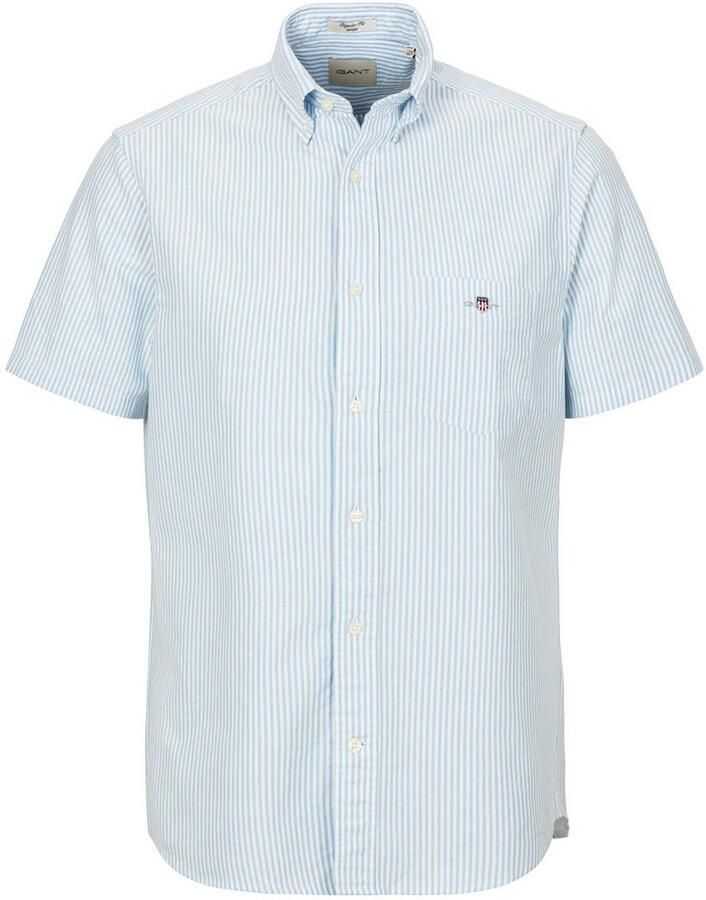 Gant Overhemd met korte mouwen REG CLASSIC OXFORD STRIPE SS SHIRT - Foto 3