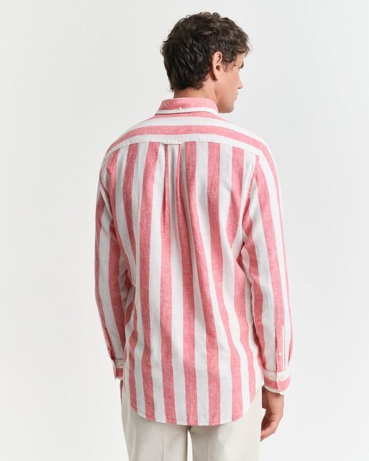 Gant Overhemd met lange mouwen REG COTTON LINEN BOLD STRIPE SHIRT - Foto 2