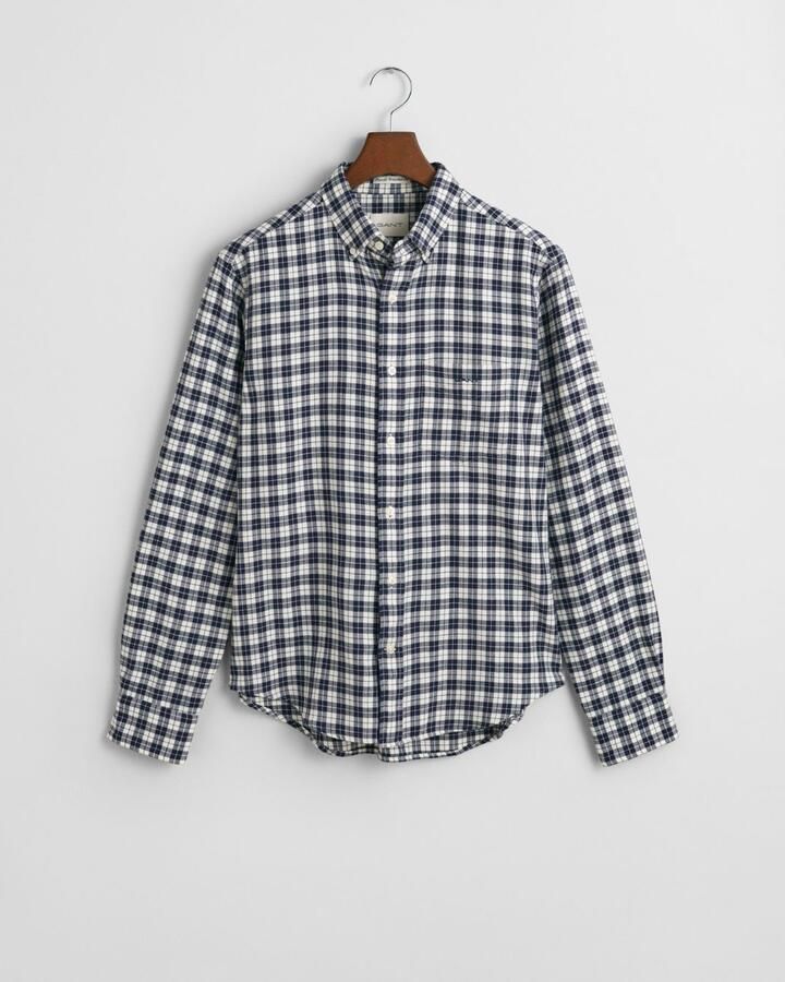 Gant Overhemd met lange mouwen REG FLANNEL CHECK SHIRT - Foto 4