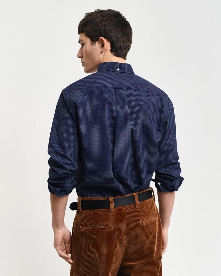 Gant Overhemd met lange mouwen REG MICRO PRINT SHIRT met een subtiele doorlopende micro-print - Foto 2